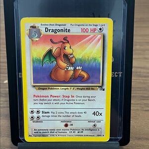 Dragonite Pokémon Card